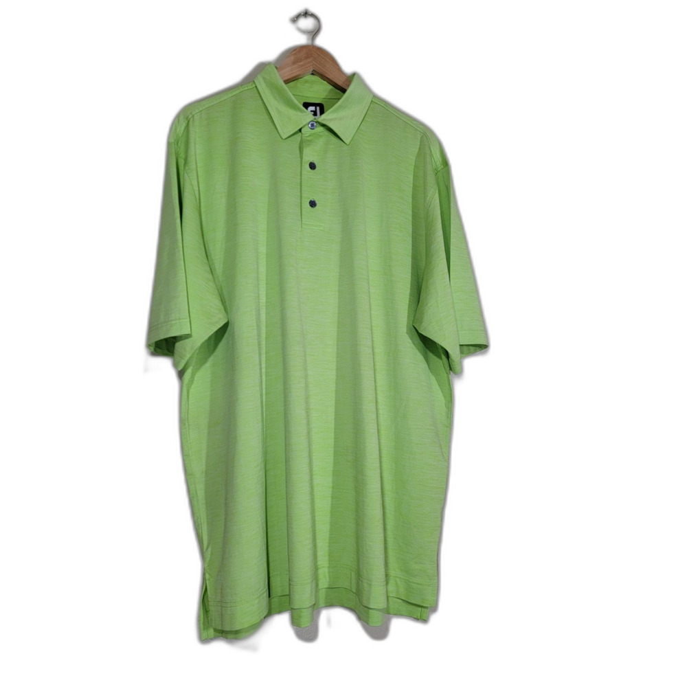 FootJoy Men's Green Polo Shirt - XL - Picture 1 of 7